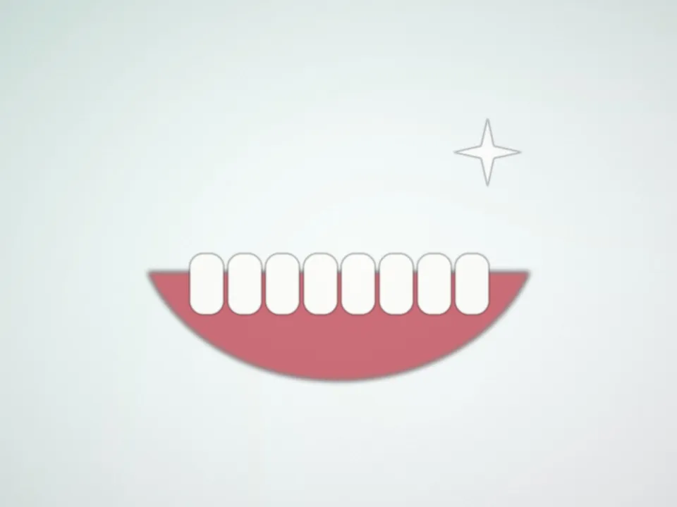 Sourire lumineux en gros plan, lumière douce