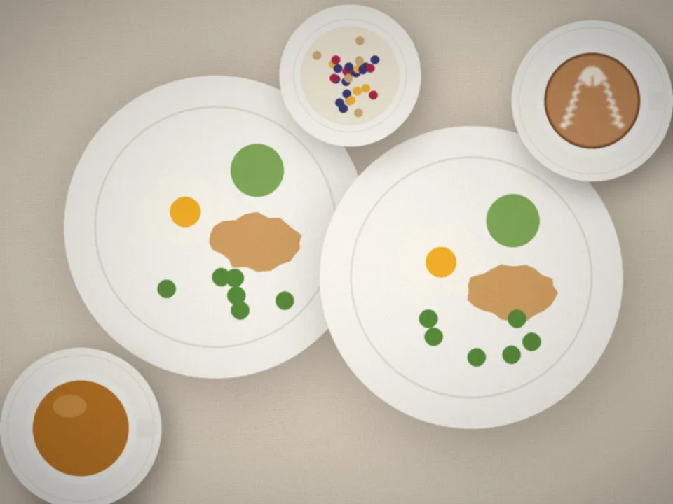 Assiettes du brunch du dimanche