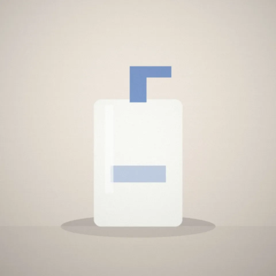 Flacon de liniment pour bébé