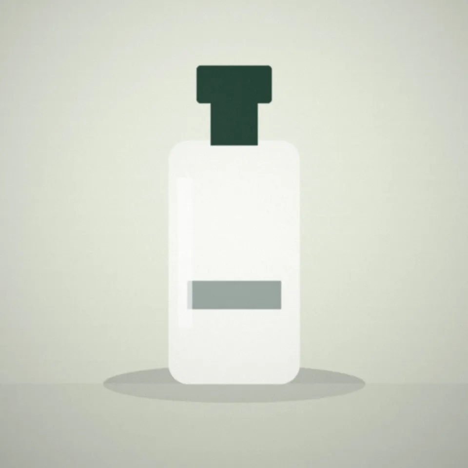 Petit flacon de sérum avec pipette