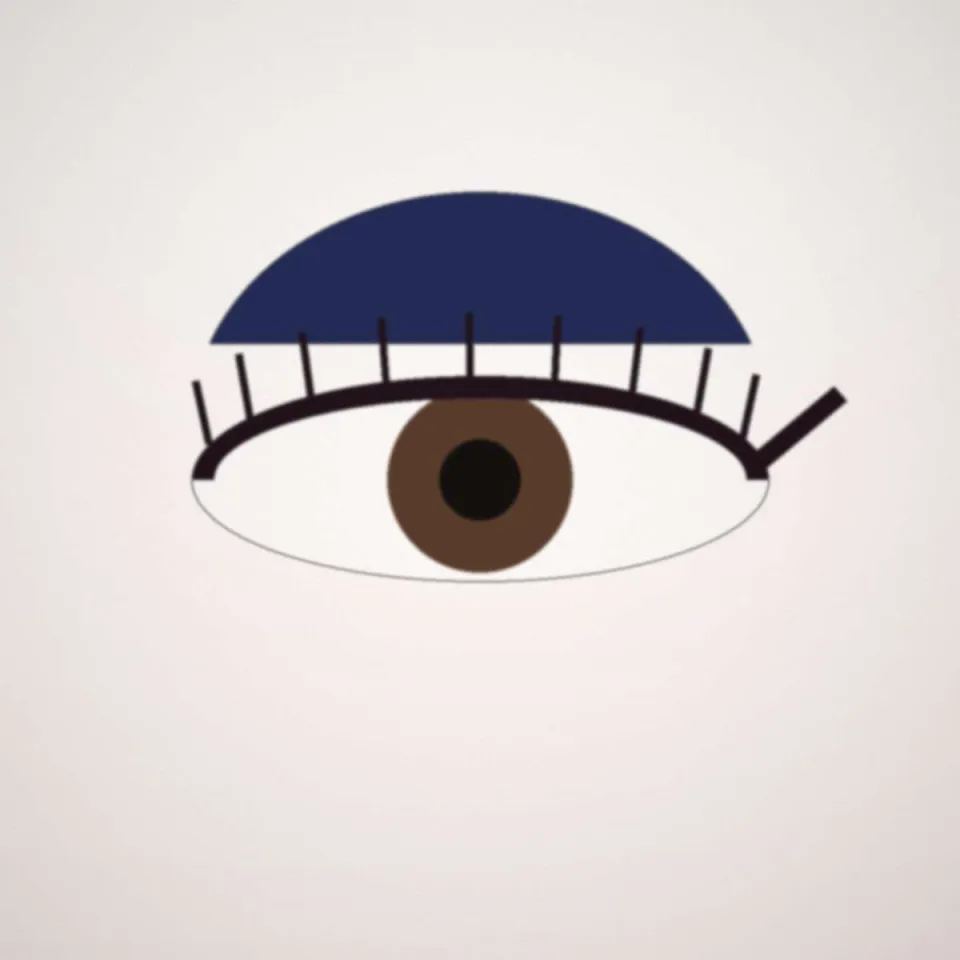 Trait de liner bleu nuit