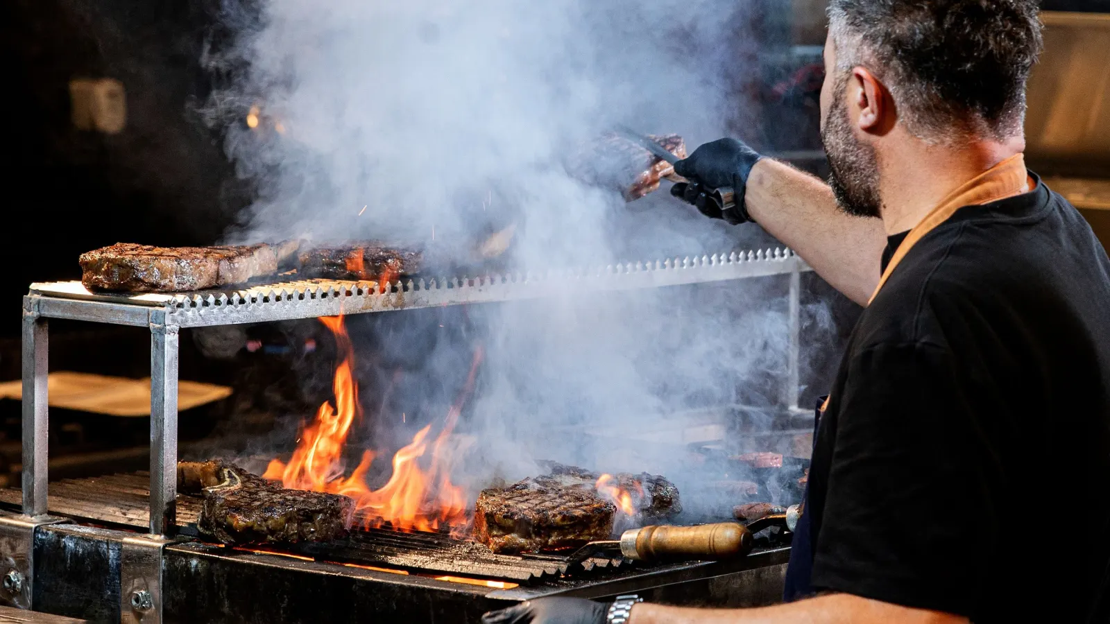 Aperçu du modèle de site Braise — Grill au feu de bois pour restaurant