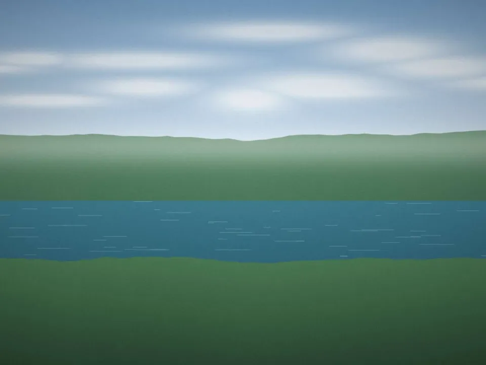Montagnes enneigées se reflétant dans un lac