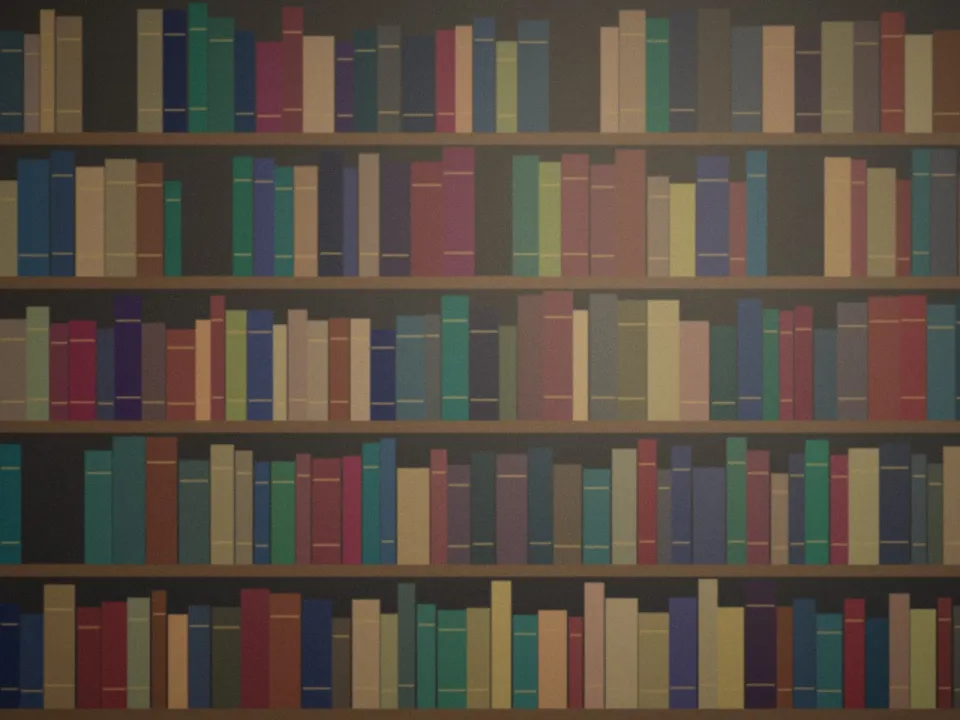 Rayonnages de la bibliothèque juridique du cabinet