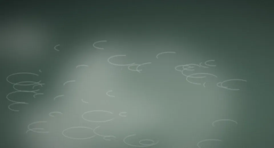 Reflets d'eau sur les murs du bassin