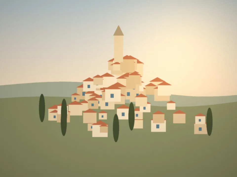 Le village perché de Bonnieux et son église haute