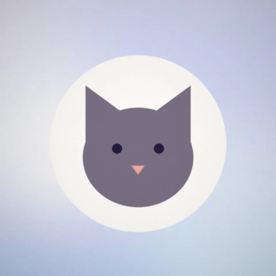 Un chat calme installé dans sa caisse de transport ouverte