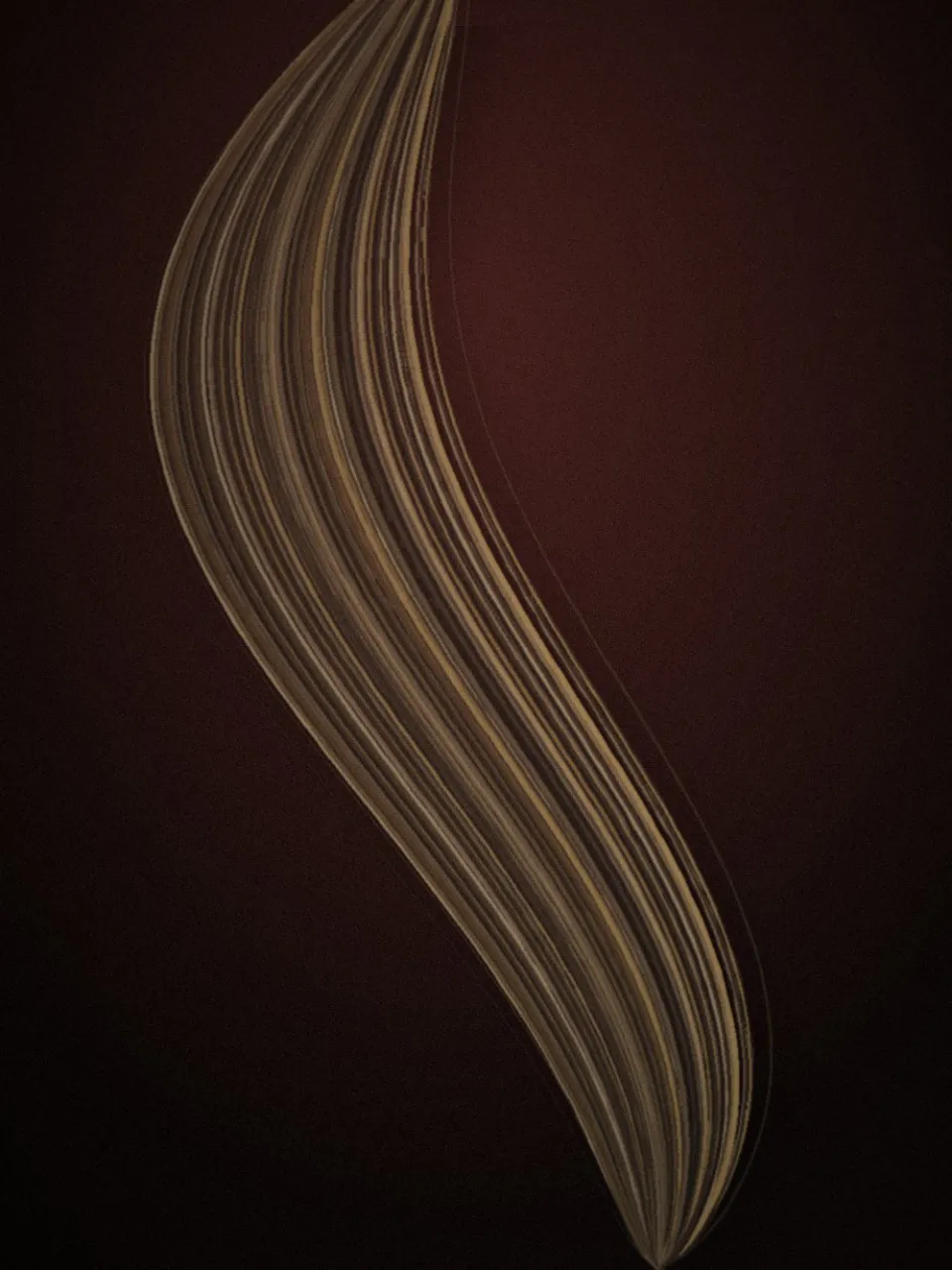 Barbe fraîchement taillée, lumière de côté