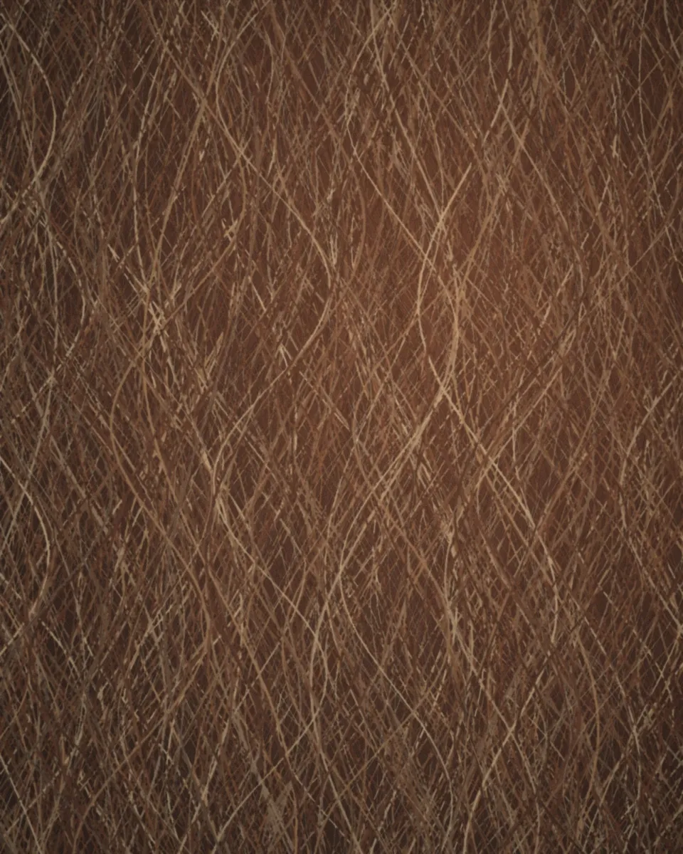 Mèche de cheveux ondulée sur fond clair