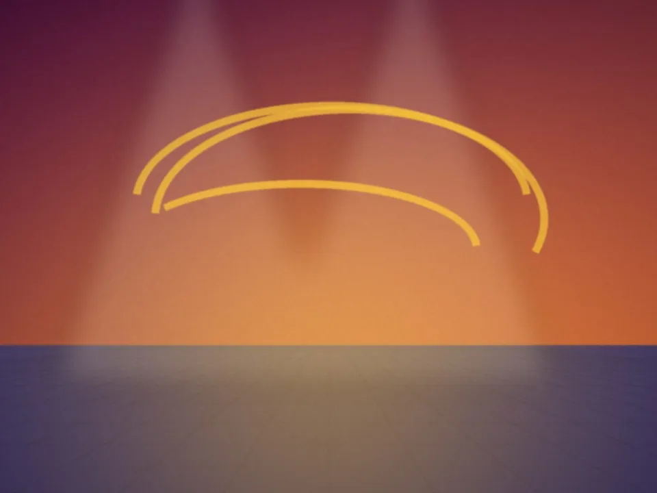 Scène baignée de lumière orangée pour le modern'jazz