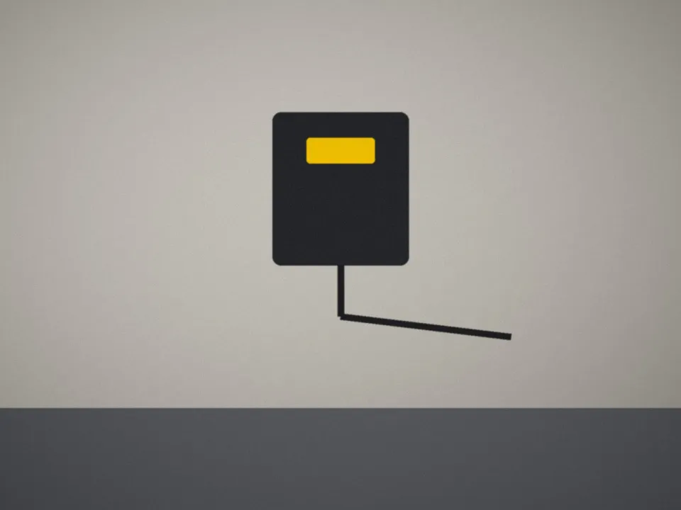 Borne de recharge installée dans un garage