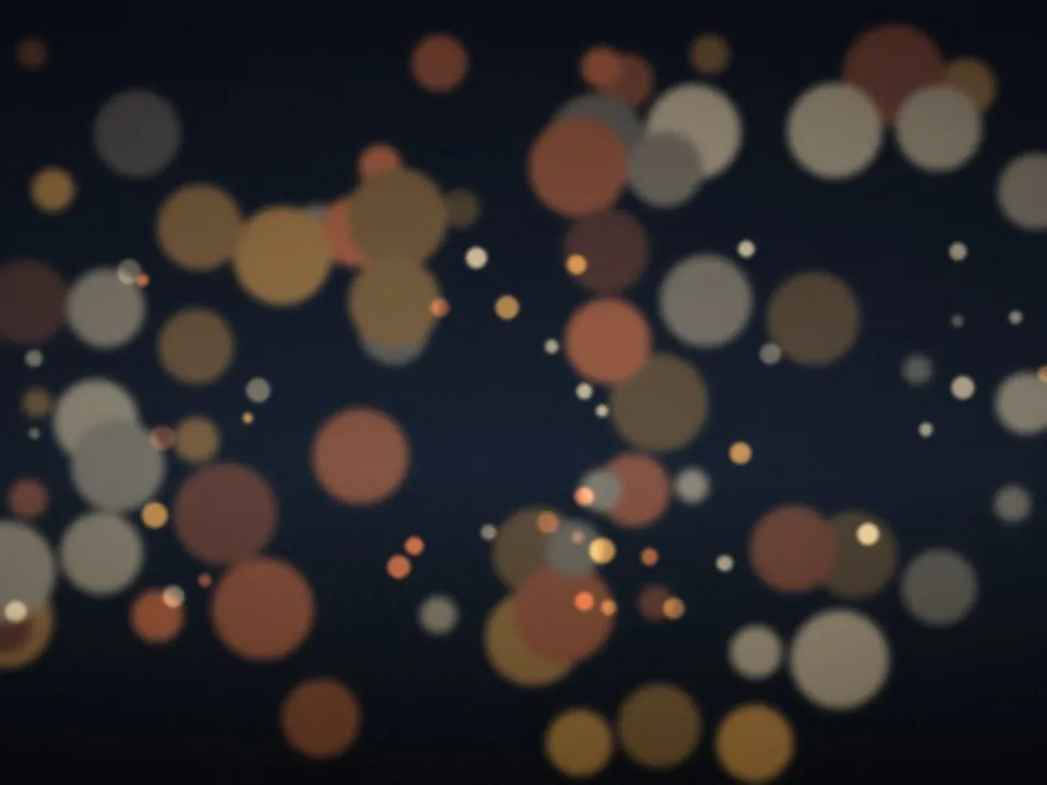 Lumières chaudes d'une soirée de fête