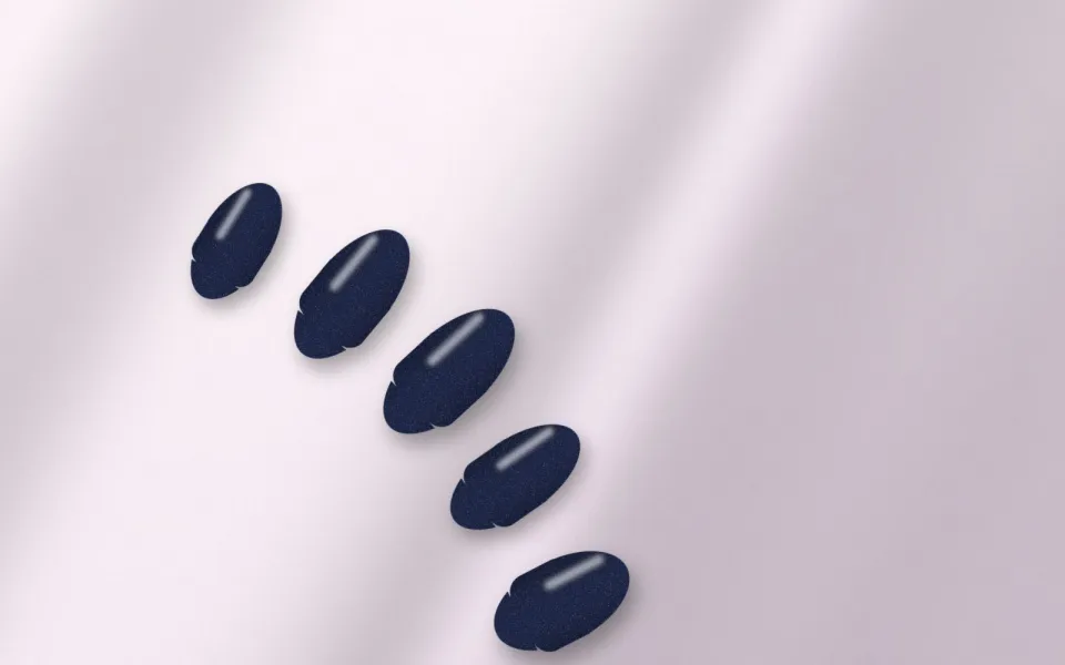 Bleu nuit pailleté