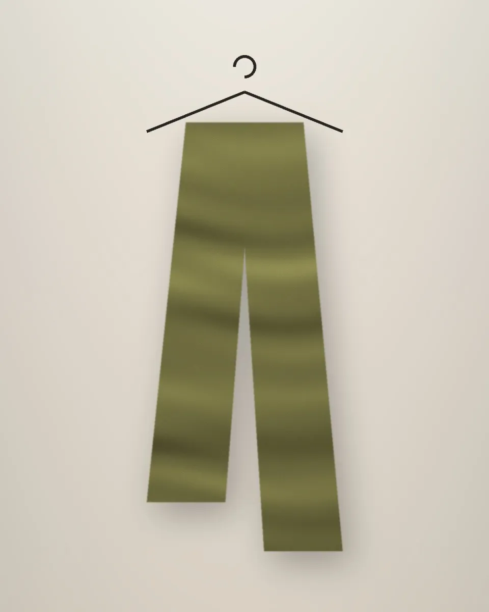 Écharpe en laine olive