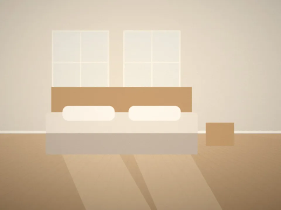 Chambre meublée