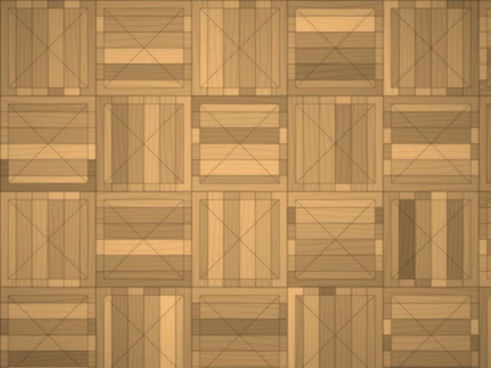 Parquet en panneaux type Versailles restauré