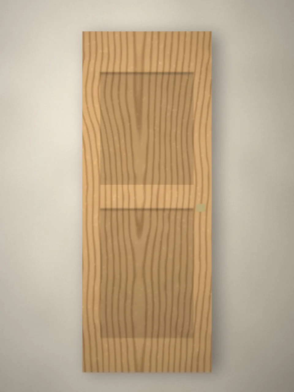 Porte intérieure en chêne à panneaux