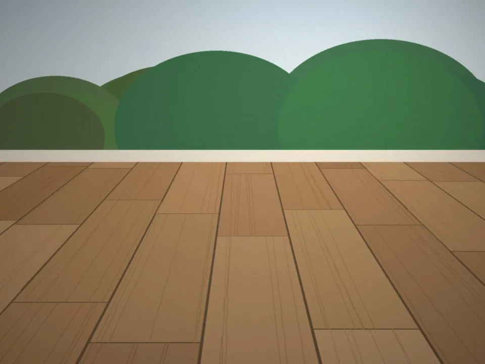 Terrasse refaite en grès cérame effet bois