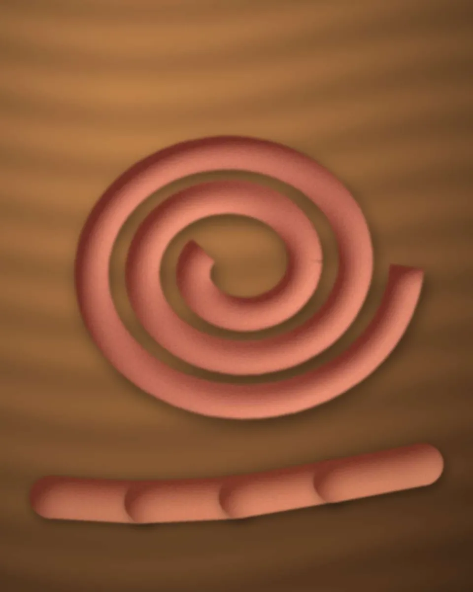 Saucisses maison enroulées en spirale et chipolatas